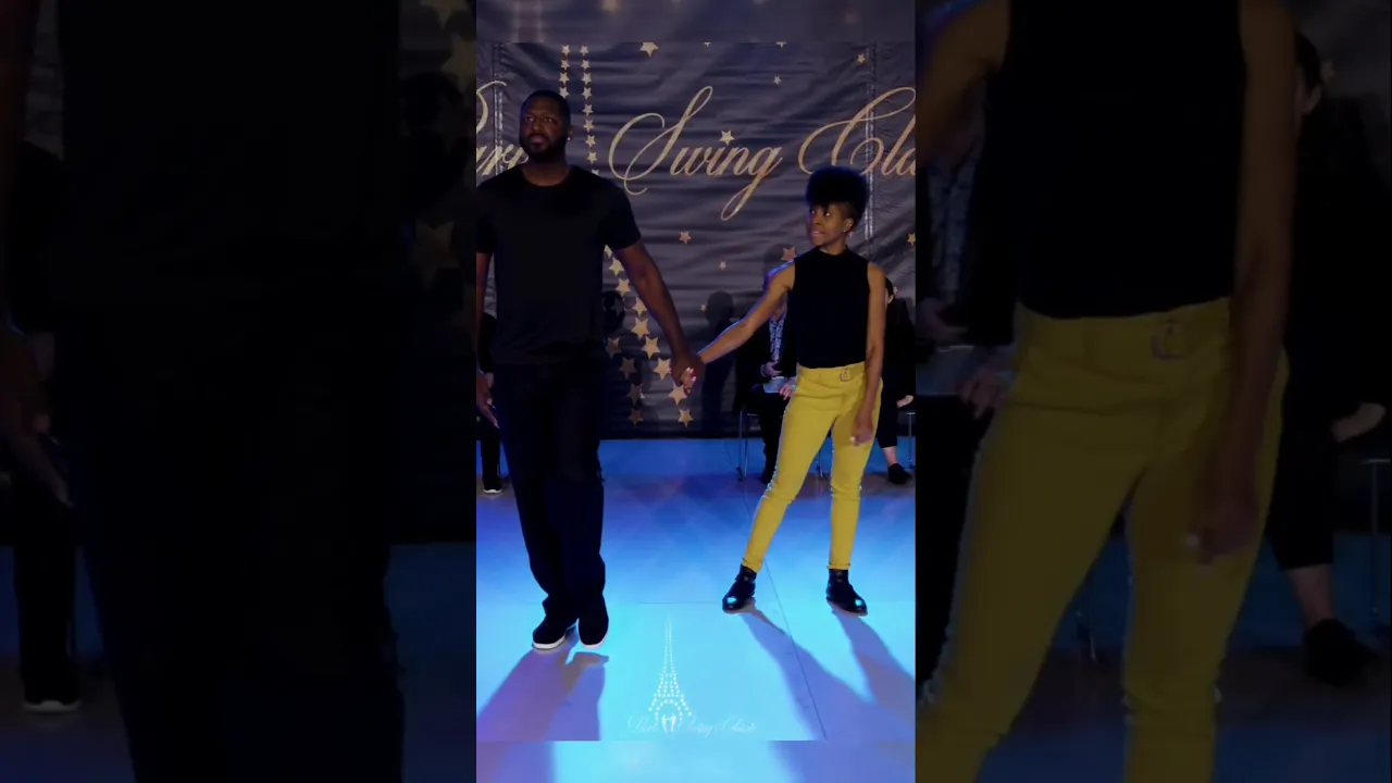 She KNEW this song 🤩 #improv #westcoastswing with Tren Veal