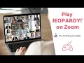 JEOPARDY Online Game Template for Zoom Make a Learning Game for Virtual Employee Training