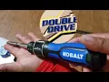 Fastest Double Drive Manuel Ratcheting Screwdriver Kobalt 0525791 Double Drive Screwdriver