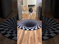 Download Lagu Dogs funny reaction to entering optical illusion rug! #shorts