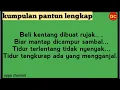 Download Lagu Kumpulan pantun terlengkap | pantun cinta