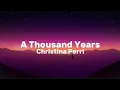 Download Lagu A Thousand Years - Speed Up (lyrics video) #athousandyears #christinaperri