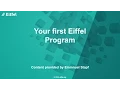 Your First Eiffel Program