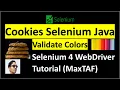Cookies Selenium Java Selenium Cookies Selenium Java getCookies Cookies in Selenium Color