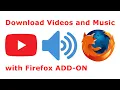 Download s and Music with Firefox ADD-ON