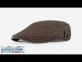 Lagu Collrown Breathable Beret Cap Men Mesh Fabric Flat Hat Newsboy Cap Driving