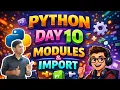 Day 10 Python Modules Import Easy Telugu Tutorial for Beginners