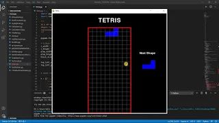 How to create Tetris game using Python With Source Code