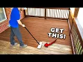 Re-Stain a Deck the Easy Way