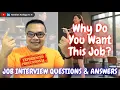 Download Lagu Why do you want this job ? Job Interview Questions \u0026 Answers #jobinterview #englishinterview