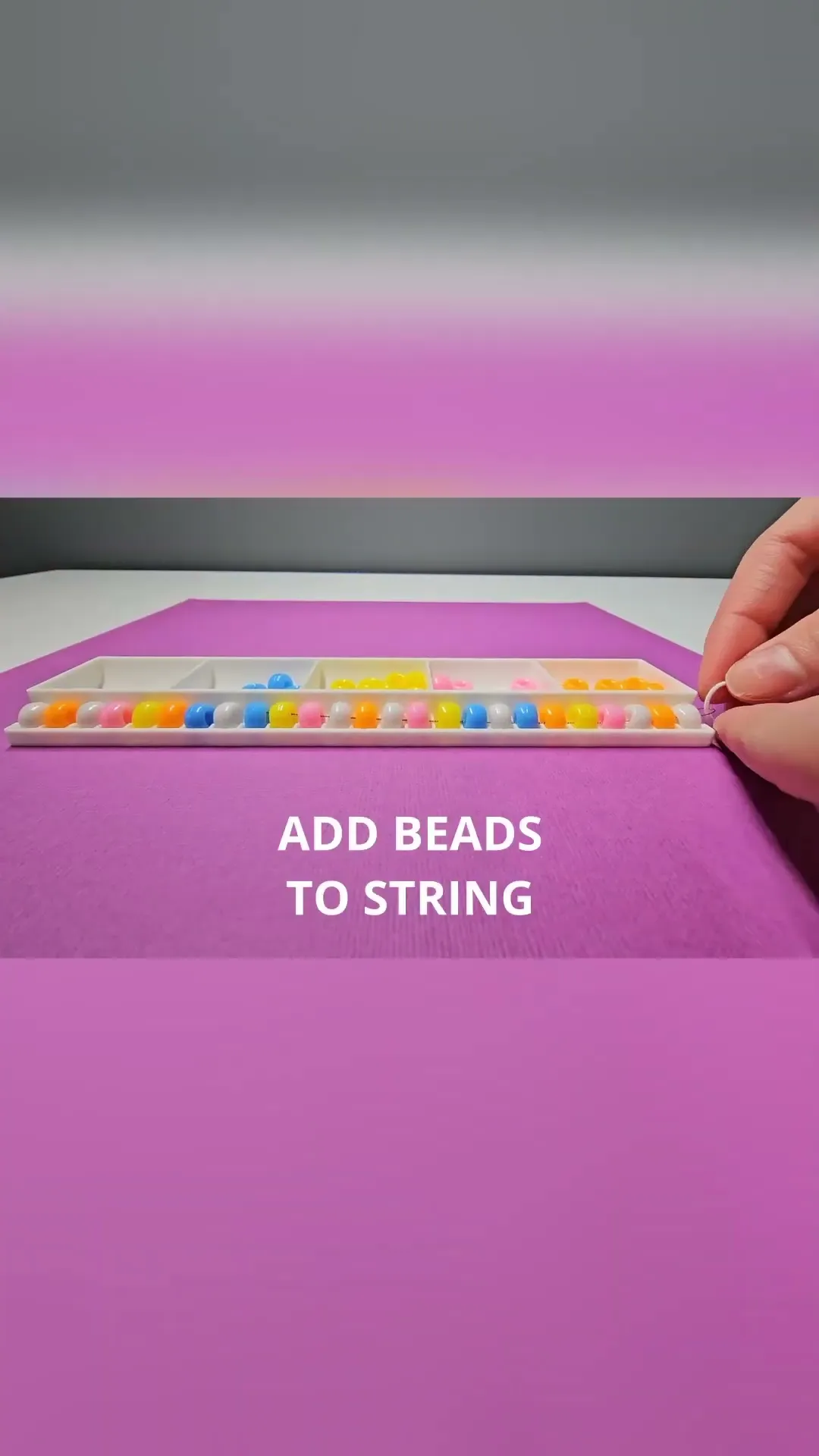 Friendship Bracelet Making Tool #2 | Bead Pattern Designer | Pony & Letter Beads | Sorting Trays