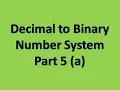 Decimal to Binary Conversion Part 5 a Butterfly Method 100 Best Method