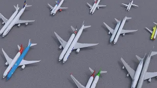 Smallest vs Largest Airliner Variants