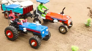 Building a Mini Tractor with Sand Loading Trolley | DIY Project