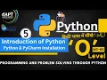 Introduction of Python Python PyCharm Installation Chapter 3 Hindi Tutorial for Beginners