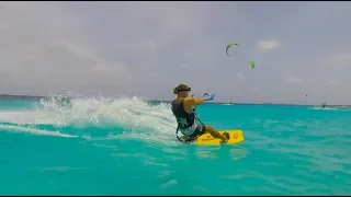 Kite Surfing in Bonaire. Water sports in paradise! Sailing Ocean Fox Ep 73