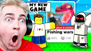 Trolling Foltyn With ADMIN in Roblox Fishing Wars..