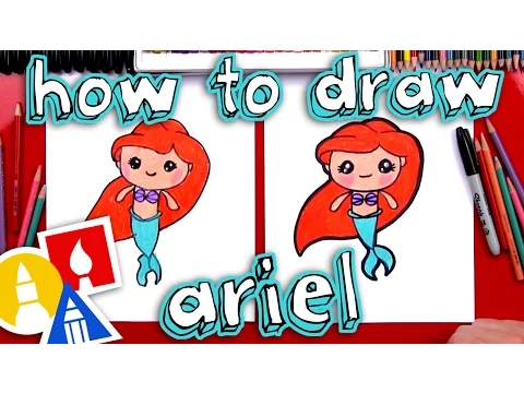 Download MP3 How To Draw Ariel The Little Mermaid