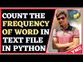 Count The Frequency Of Words In A File Python