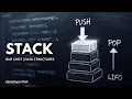 Stack in Data Structure Push Pop Peek IsEmpty Explained
