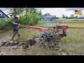 Begin vanuit het midden! G1000-tractor cultiveert grond vanaf de middelste kant