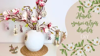 Húsvéti tojás és nyuszi díszítés DIY
