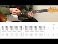 Bee Gees - Stayin' Alive (guitar cover with tabs & chords)