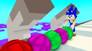 LONG NECK RUN CHALLENGE with Sonic