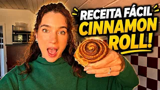 FIZ CINNAMON ROLLS PELA PRIMEIRA VEZ E DEU MUITO CERTO! 😍