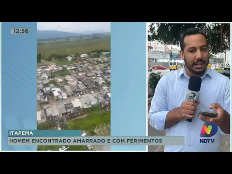 Homem encontrado amarrado e com ferimentos em Itapema