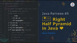 Inverted Right Half Pyramid in Java Java Pattern Printing Explained Step-by-Step