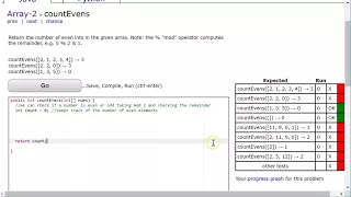 Coding Bat Solutions - Arrays 2