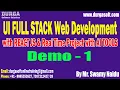 UI FULL STACK Web Development tutorial Demo - 1 by Mr Swamy Naidu On 18-08-2026 7 30AM IST