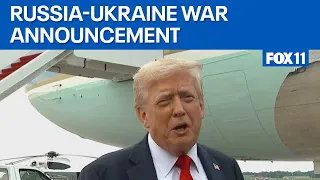 Trump To Make Russia Ukraine War Announcement FOX 11 LA 