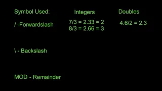 Visual Basic Division