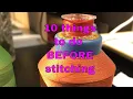 Kreative Kiwi Machine Embroidery 10 things to do BEFORE you stitch