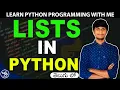 Lists in Python in Telugu Python Programming Tutorials in Telugu SA Freshers Adda