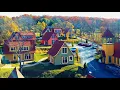 Flying over Bourgade On Seneca Small House Rental Community on Seneca Lake Finger Lakes NY