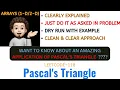 Pascal s Triangle Simplest Approach Application DRY RUN Adobe Amazon Leetcode - 118
