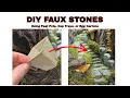 Part 5 DIY Stackable Fairy or Gnome House DIY Stone Pathway