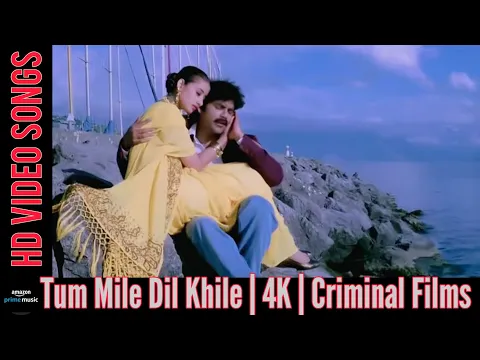 Download MP3 Tum Mile Dil Khile HD Video Song | Criminal Songs | Akkineni Nagarjuna, Manisha Koirala | Kumar Sanu