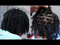 Retwist Style My Brother s Locs two-strand twist