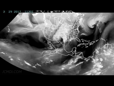 Download MP3 2017 Mar-Apr GOES IR Weather Satellite North America Time Lapse V21502