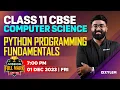 Class 11 CBSE - Computer Science