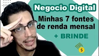 7 FONTES DE RENDA que eu tenho e que você pode fazer de casa + curso gratuito