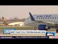 First United flight from South Bend to Washington D C takes off