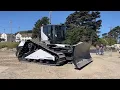 Lumina Moonlander electric bulldozer demonstration in San Francisco
