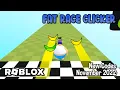 Roblox Fat Race Clicker New Codes November 2022