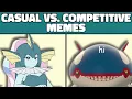 Casual vs Competitive Pokemon Memes