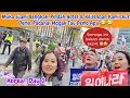 Wajah Bengkak !! Ikut Demo Di Korea.Hari Kedua Di Seoul